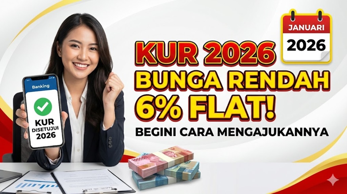 KUR 2026 Bunga Rendah 6% Flat! Begini Cara Mengajukannya