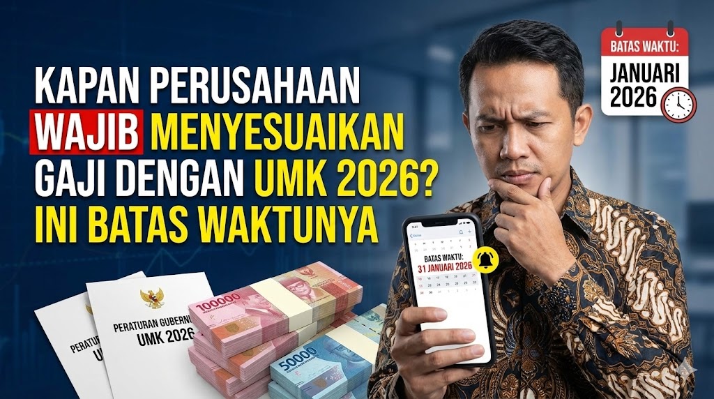 Kapan Perusahaan Wajib Menyesuaikan Gaji dengan UMK 2026? Ini Batas Waktunya
