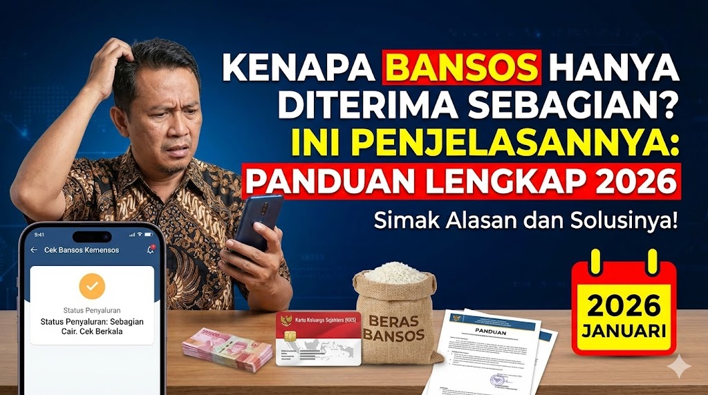 Kenapa Bansos Hanya Diterima Sebagian? Ini Penjelasannya: Panduan Lengkap 2026