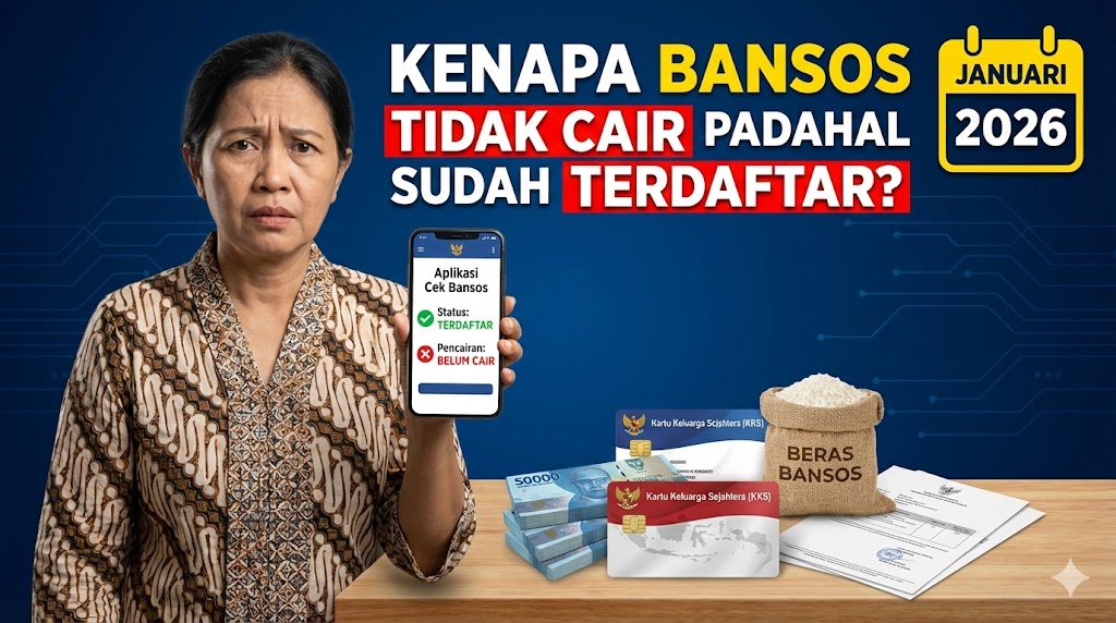 Kenapa Bansos Tidak Cair Padahal Sudah Terdaftar? Penyebab dan Solusi Januari 2026
