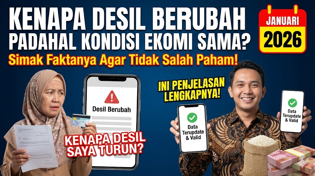 Kenapa Desil Berubah Padahal Kondisi Ekonomi Sama? Penjelasan Lengkap Januari 2026