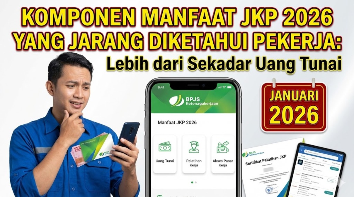 Komponen Manfaat JKP 2026 yang Jarang Diketahui Pekerja: Lebih dari Sekadar Uang Tunai