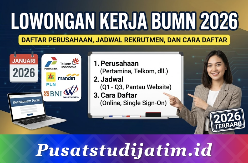 Lowongan Kerja BUMN 2026: Daftar Perusahaan, Jadwal Rekrutmen, dan Cara Daftar