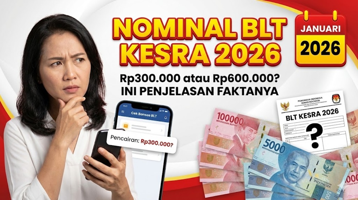 Nominal BLT Kesra 2026: Rp300.000 atau Rp600.000? Ini Penjelasan Faktanya