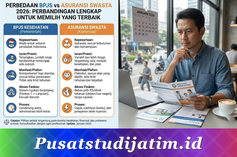 Perbedaan BPJS dan Asuransi Swasta 2026: Perbandingan Lengkap untuk Memilih yang Terbaik