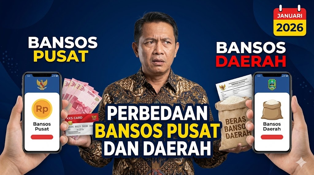 Perbedaan Bansos Pusat dan Bansos Daerah: Panduan Memahami Bantuan Sosial Indonesia 2026