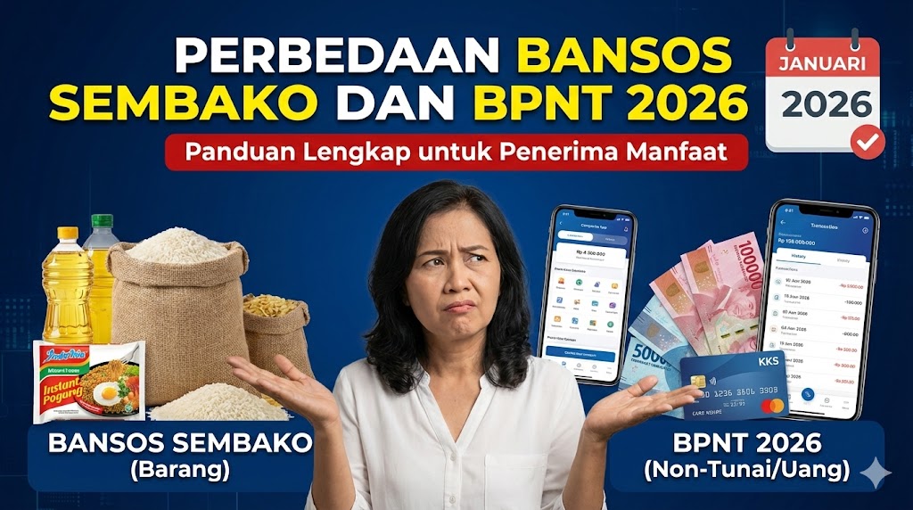 Perbedaan Bansos Sembako dan BPNT 2026: Panduan Lengkap untuk Penerima Manfaat