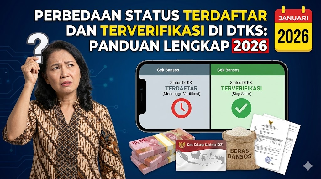 Perbedaan Status Terdaftar dan Terverifikasi di DTKS: Panduan Lengkap 2026