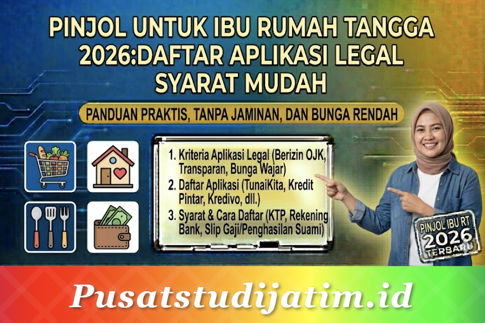 Pinjol untuk Ibu Rumah Tangga 2026: Daftar Aplikasi Legal Syarat Mudah