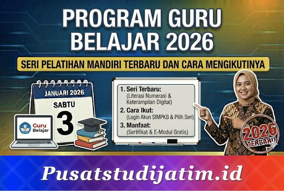 Program Guru Belajar 2026: Seri Pelatihan Mandiri Terbaru dan Cara Mengikutinya