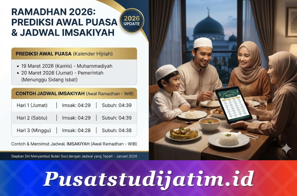 Ramadhan 2026 Mulai Tanggal Berapa? Prediksi Awal Puasa dan Jadwal Imsakiyah