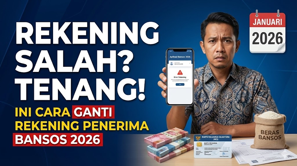 Rekening Salah? Tenang! Ini Cara Ganti Rekening Penerima Bansos 2026
