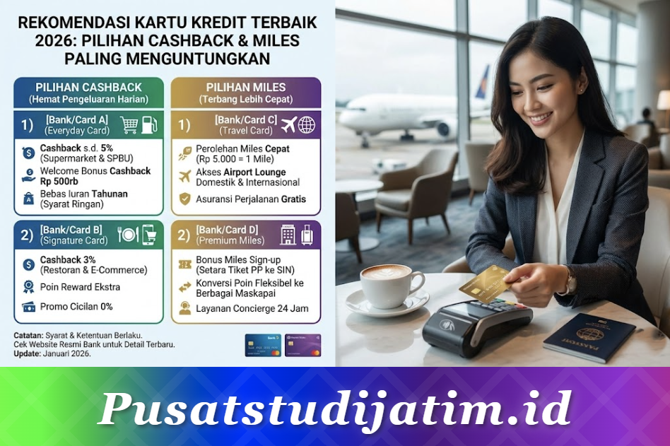 Rekomendasi Kartu Kredit Terbaik 2026: Pilihan Cashback dan Miles Paling Menguntungkan