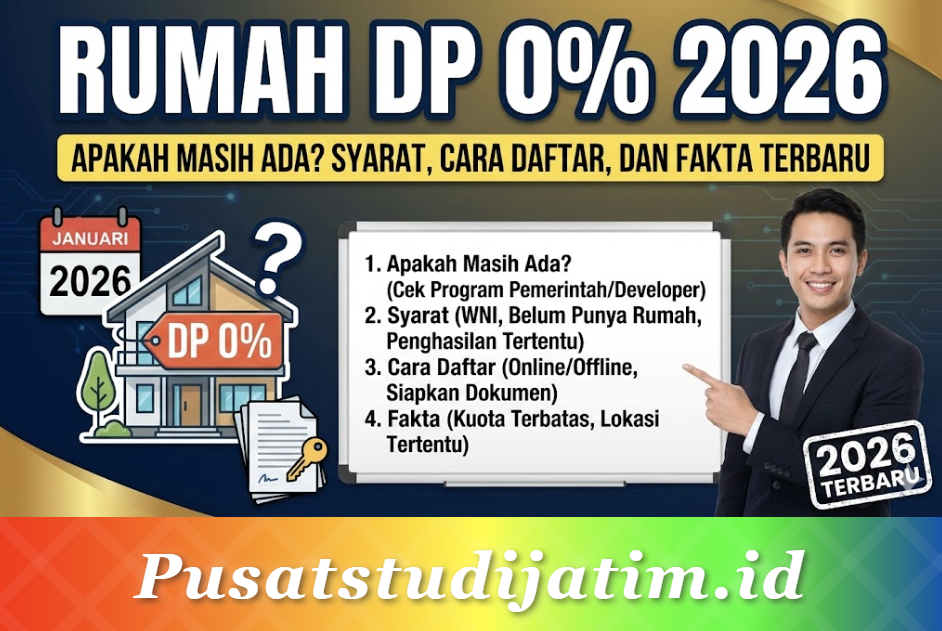 Rumah DP 0% 2026: Apakah Masih Ada? Syarat, Cara Daftar, dan Fakta Terbaru