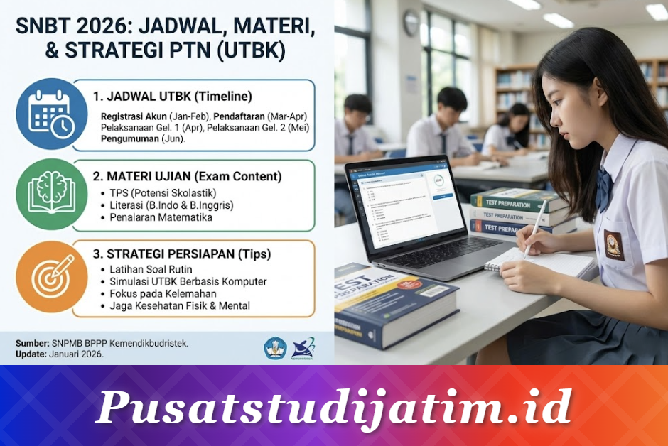 SNBT 2026: Jadwal UTBK, Materi Ujian, dan Strategi Persiapan Masuk PTN