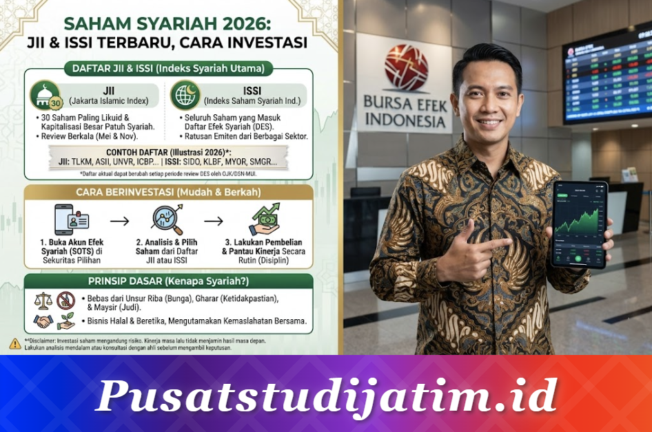 Saham Syariah 2026: Daftar JII dan ISSI Terbaru serta Cara Berinvestasi
