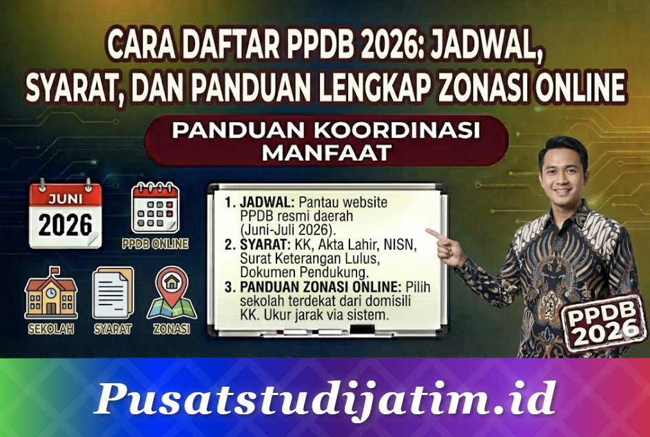 Cara Daftar PPDB 2026: Jadwal, Syarat, dan Panduan Lengkap Zonasi Online
