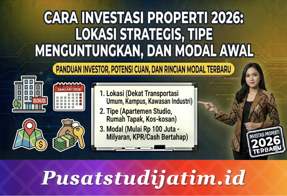 Cara Investasi Properti 2026: Lokasi Strategis, Tipe Menguntungkan, dan Modal Awal