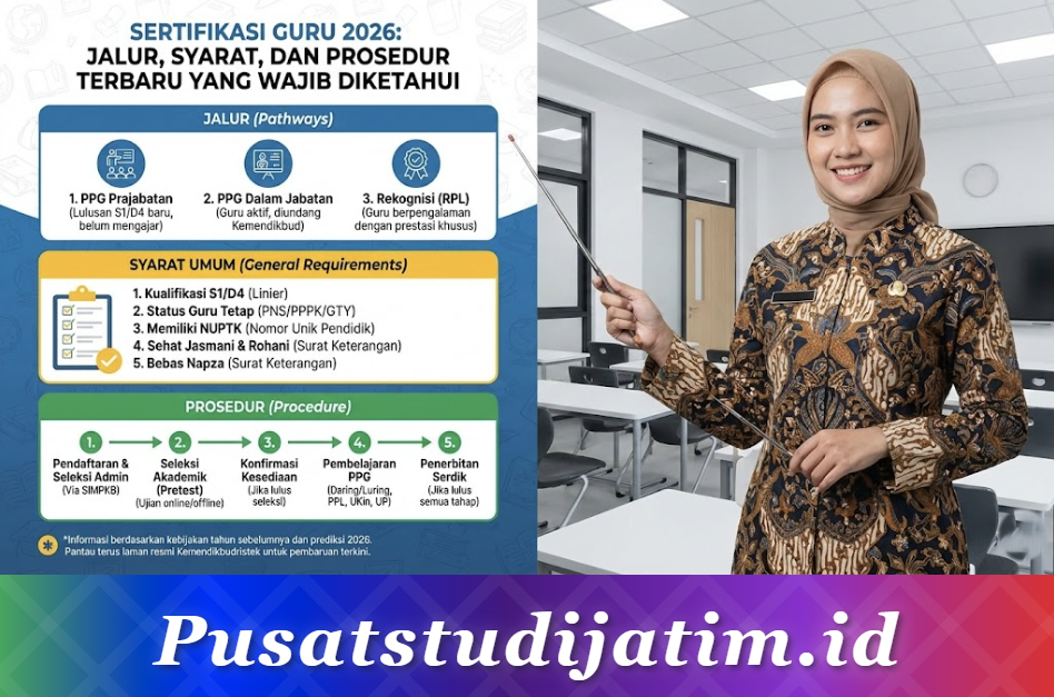 Sertifikasi Guru 2026: Jalur, Syarat, dan Prosedur Terbaru yang Wajib Diketahui