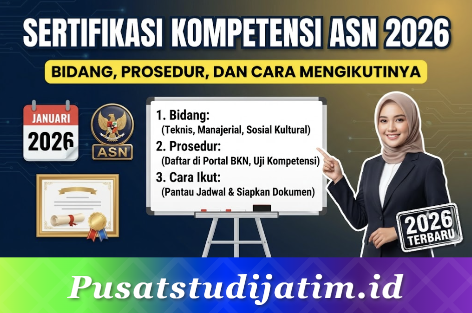 Sertifikasi Kompetensi ASN 2026: Bidang, Prosedur, dan Cara Mengikutinya