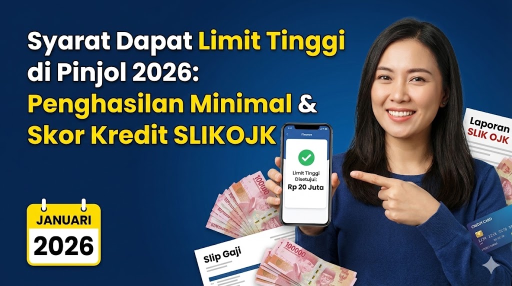 Syarat Dapat Limit Tinggi di Pinjol 2026: Penghasilan Minimal & Skor Kredit SLIK OJK