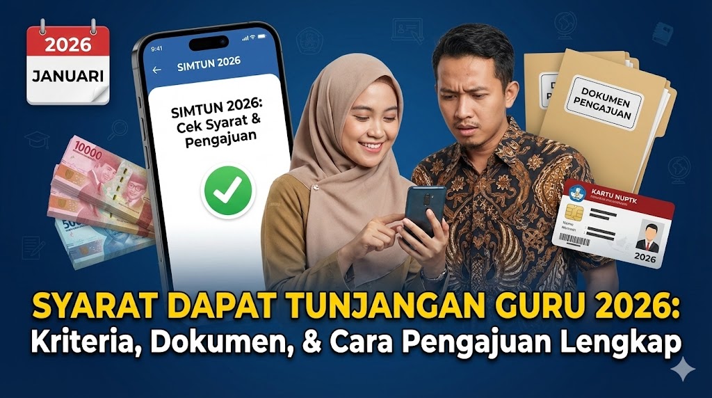 Syarat Dapat Tunjangan Guru 2026: Kriteria, Dokumen, dan Cara Pengajuan Lengkap