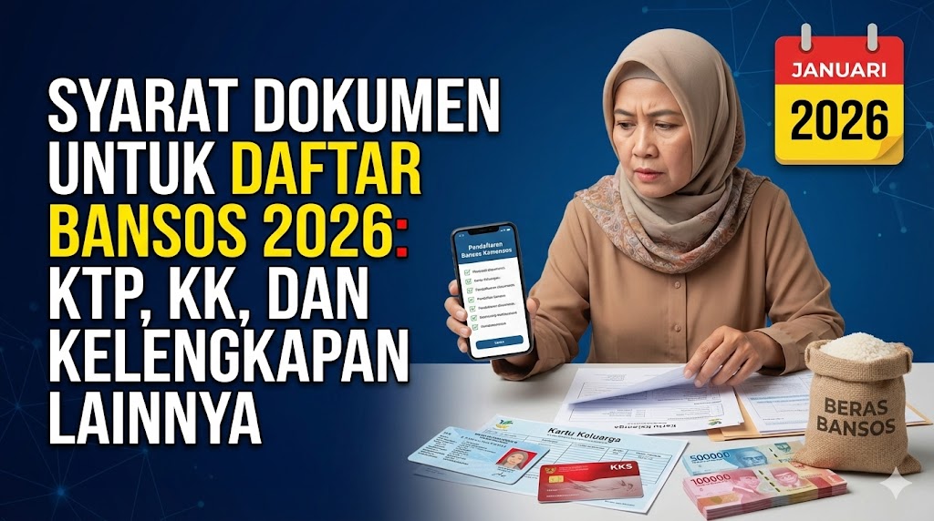 Syarat Dokumen untuk Daftar Bansos 2026: KTP, KK, dan Kelengkapan Lainnya