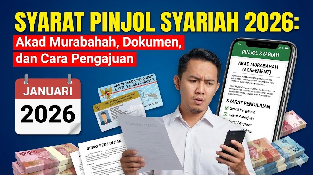Syarat Pinjol Syariah 2026: Akad Murabahah, Dokumen, dan Cara Pengajuan