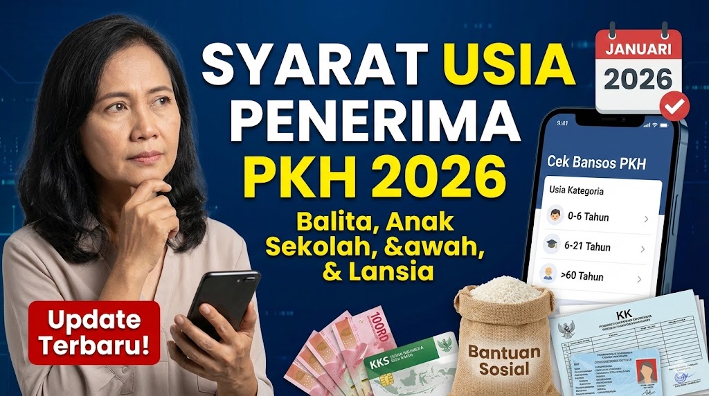 Syarat Usia Penerima PKH 2026: Balita, Anak Sekolah, dan Lansia
