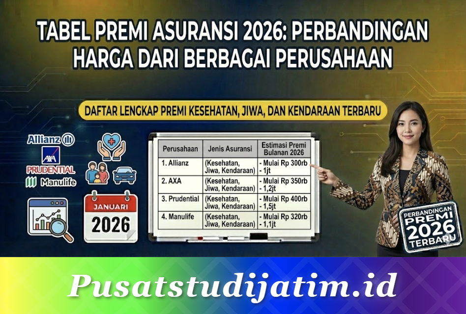 Tabel Premi Asuransi 2026: Perbandingan Harga dari Berbagai Perusahaan