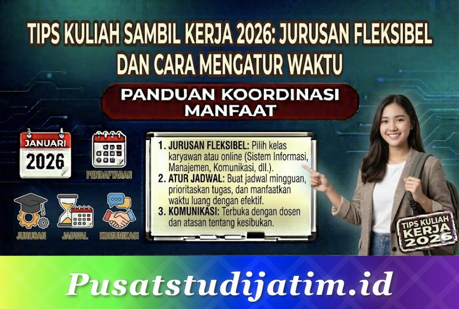 Tips Kuliah Sambil Kerja 2026: Jurusan Fleksibel dan Cara Mengatur Waktu
