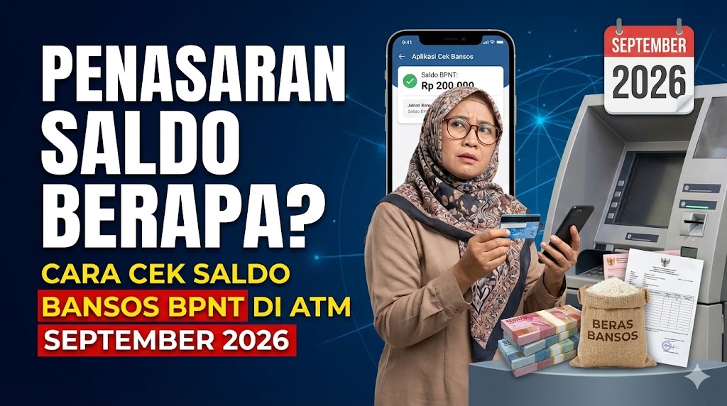 Penasaran Saldo Berapa? Cara Cek Saldo Bansos BPNT di ATM September 2026
