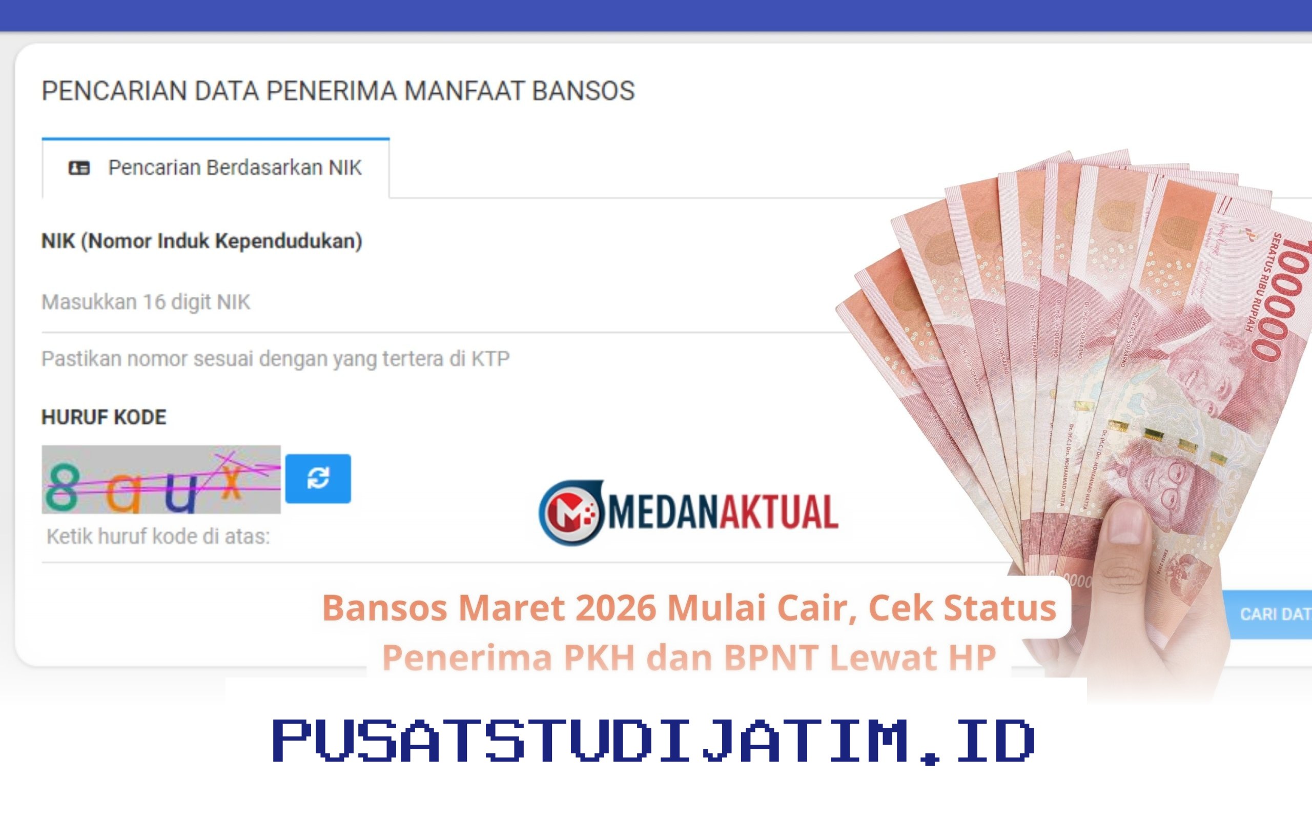 Bansos Maret 2026 Sudah Cair! Ini Cara Cek Status Penerima PKH dan BPNT via HP dengan Mudah dan Cepat!