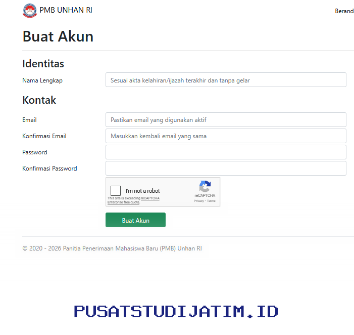 Beasiswa D3 Unhan 2026 Hadirkan Kesempatan Kuliah Gratis dengan Fasilitas Asrama!