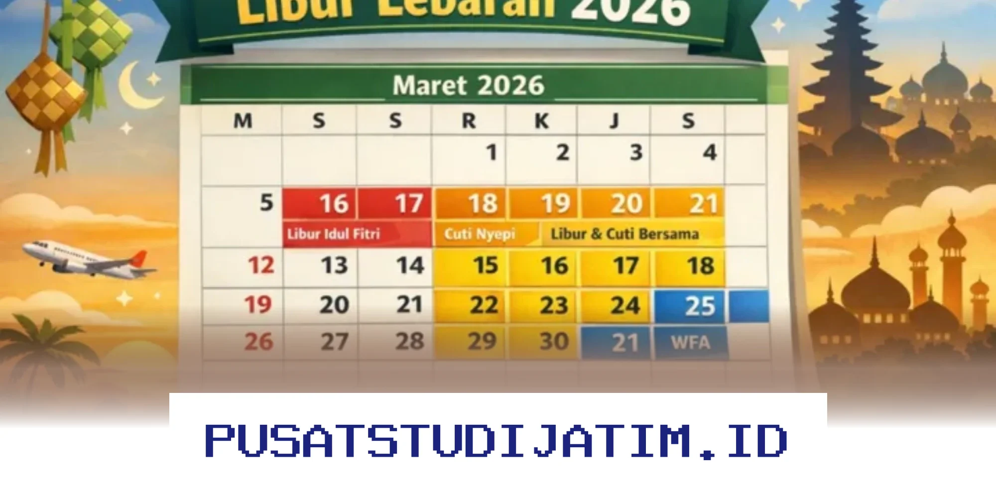 Jadwal Libur Lebaran 2026: Kapan Hari Libur dan Cuti Bersama Diumumkan?