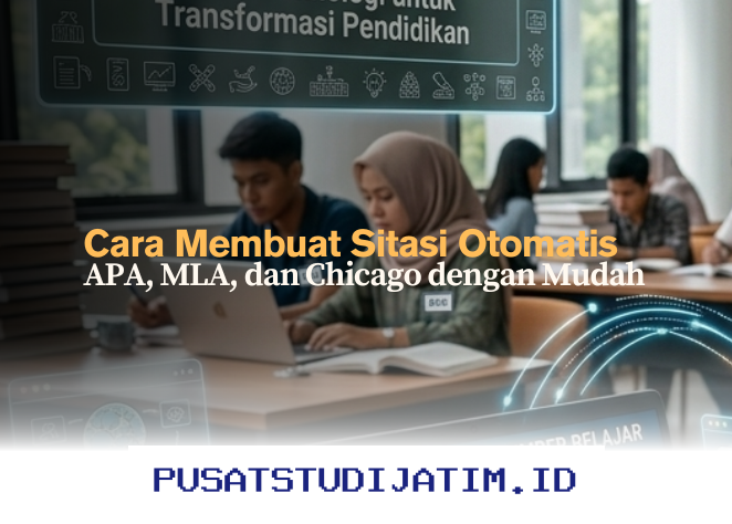 Mudahnya Buat Sitasi Otomatis APA, MLA, Chicago Tanpa Ribet!